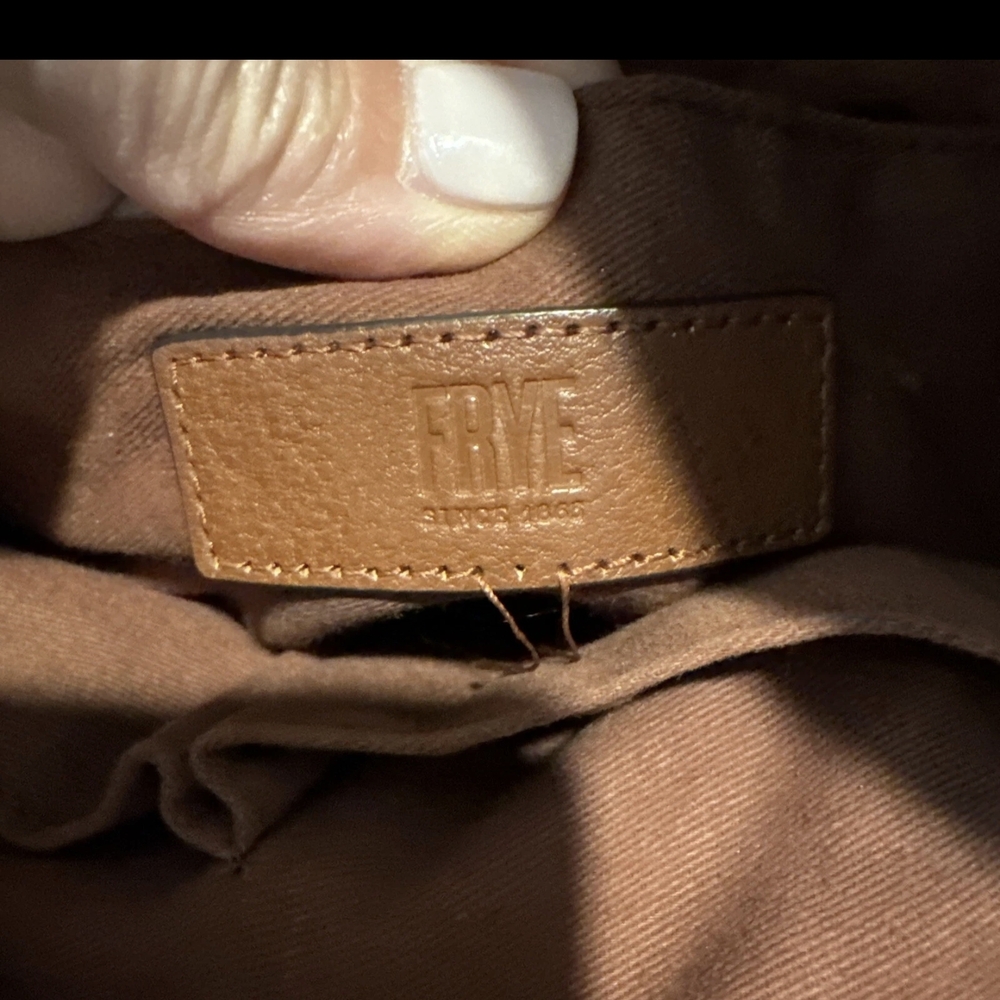 Frye Tan Leather Shoulder Bag - Picture 12 of 16